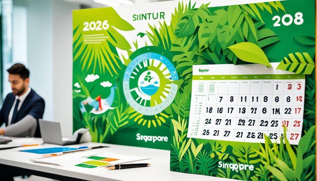 Eco-friendly promotional calendar printing Singapore