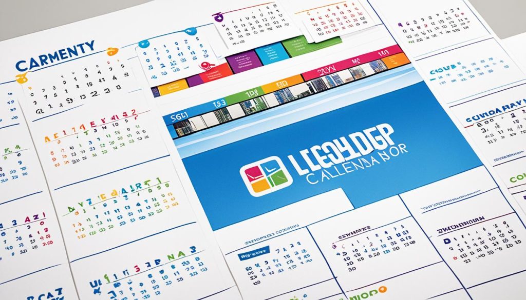 branded calendar customization