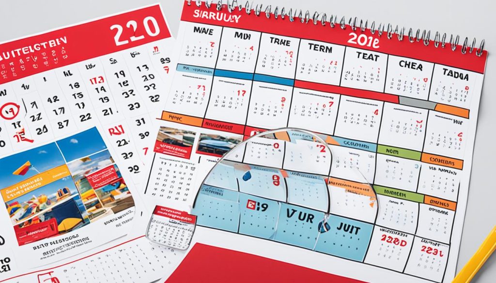 custom calendar order tips